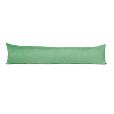 Lancashire Textiles Hollowfibre Filling (85 X 20Cm) Avocado Suede Door Draught Excluder from B&Q