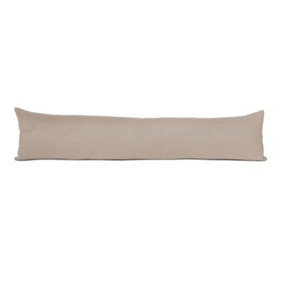 Lancashire Textiles Hollowfibre Filling (85 X 20Cm) Beige Suede Door Draught Excluder from B&Q