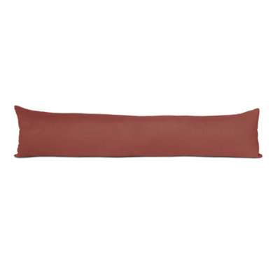 Lancashire Textiles Hollowfibre Filling (85 X 20Cm) Merlot Suede Door Draught Excluder from B&Q