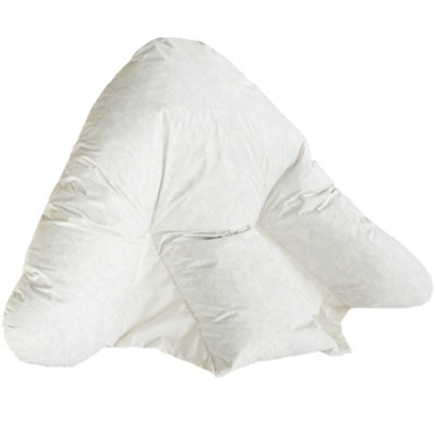Lancashire Textiles Orthopaedic Batwing Reading PillowcaseCotton Blend Cream CoverSuper SoftComfortable SupportExtra Long from B&Q