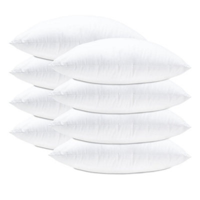8 Pack Luxury 16" X 16" (40 X 40Cm) Cotton Blend Cushion Pads With Super Bounce Polyester FibreMade Of Finest British Materials from B&Q