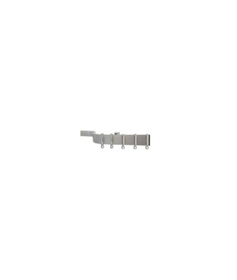 New Edge Blinds 70Cm Straight Aluminium Silver Curtain Track - Image 3