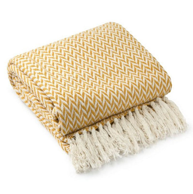 - Chevron Collection Recycled Cotton Throw