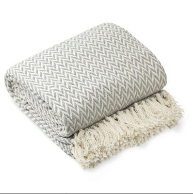  - Chevron Collection Recycled Cotton Throw