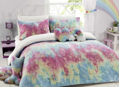 Rainbow Tie Dye Duvet SetSingle