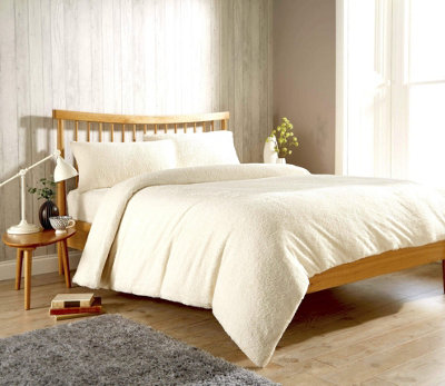 New Edge Blinds Newedgeblinds Original Teddy Duvet Set In Cream - Single - Image 3