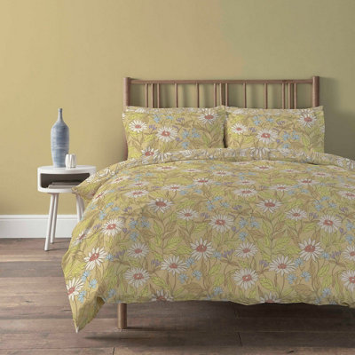 Newedgeblinds Elinor Duvet Set - Yellow / King - Image 3