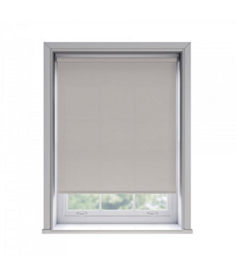 170Cm No Drill Self Adhesive Mink Thermal Blackout Roller Blind (170Cm Drop) from B&Q