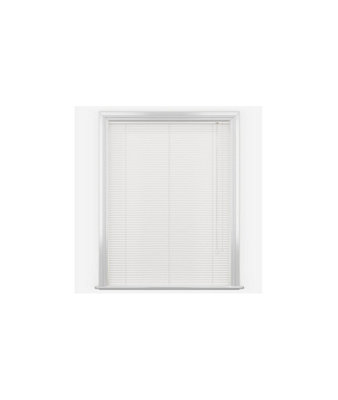 White Aluminium Venetian Blinds 25mm Slats 140Cm X 180Cm from B&Q