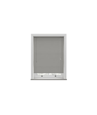  - Grey Pvc Venetian Blind 213Cm Drop (25mm Slats) 85Cm Wide