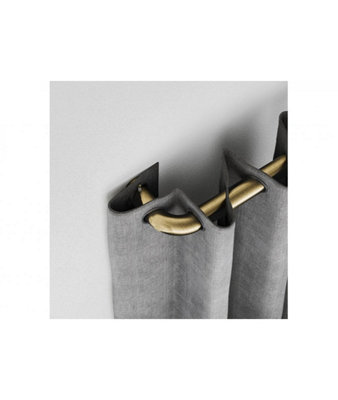 25-28mm Room Darkening Extendable Curtain PoleAntique Brass170-300Cm from B&Q