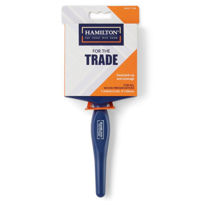 Hamilton -For The Trade 3200601-40 Timbercare Brush 4 Inch from B&Q
