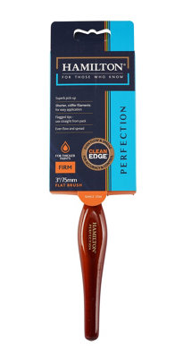 Hamilton Perfection 3" Cleanedge™ Firm Flat Paint Brush from B&Q