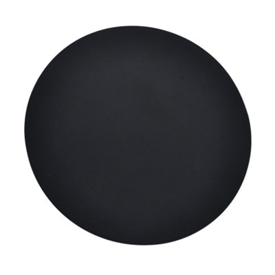 Happy Homewares Modern Circular Halo Led Wall Lighting Fitting In Matte Sand Black B&Q