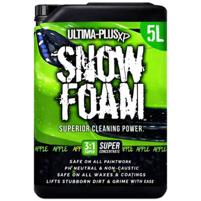 Ultima-Plus Xp Snow Foam Car Shampoo Ph Neutral WashSuper Thick Foam Pre-WashApple Fragrance 5L from B&Q