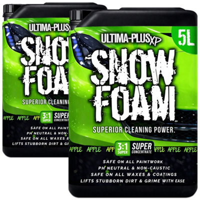 Ultima-Plus Xp Snow Foam Car Shampoo Ph Neutral WashSuper Thick Foam Pre-WashApple Fragrance 10L from B&Q