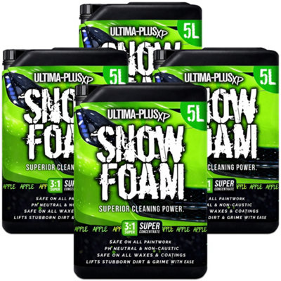Ultima-Plus Xp Snow Foam Car Shampoo Ph Neutral WashSuper Thick Foam Pre-WashApple Fragrance 20L from B&Q
