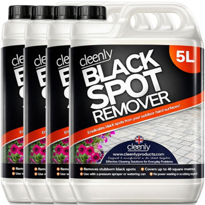 Cleenly Black Spot RemoverBreaks Down Black Spots & Cleans Dirt And Grime Patio Driveway 20L from B&Q