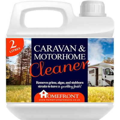Homefront Caravan And Motorhome Cleaner Deeply Cleans To Remove Black Streaks Dirt And Grime Easy To Use Formula (2 Litres) from B&Q