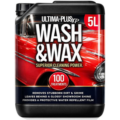 Ultima-Plus Xp Wash And Wax Car ShampooRemoves DirtGrime And Stains & Leaves A Showroom Shine 5L from B&Q