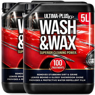 Ultima-Plus Xp Wash And Wax Car ShampooRemoves DirtGrime And Stains & Leaves A Showroom Shine 10L from B&Q