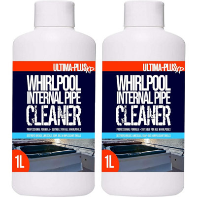 Ultima-Plus Xp Whirlpool Internal Pipe Cleaner Deeply Cleans & Removes Limescale Dirt & Odours 2L from B&Q