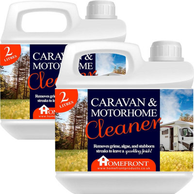 Homefront Caravan And Motorhome Cleaner Deeply Cleans To Remove Black Streaks Dirt And Grime Easy To Use Formula (4 Litres) from B&Q