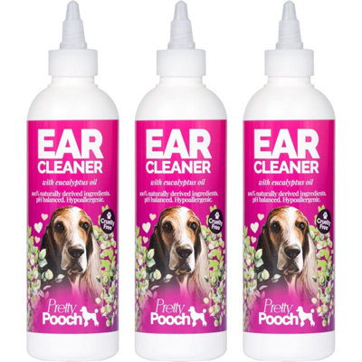 Pretty Pooch Dog Ear CleanerCleans And Helps Reduce Itching & Head Shaking 3X 250Ml from B&Q