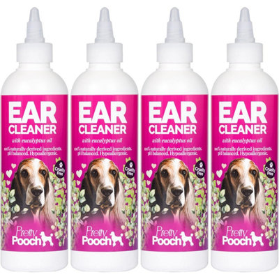 Pretty Pooch Dog Ear CleanerCleans And Helps Reduce Itching & Head Shaking 4X 250Ml from B&Q