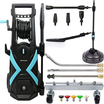 Pro-Kleen Pressure WasherPower Jet Wash Portable165 Bar2.2Kw With Patio Cleaner & Chassis Clea from B&Q
