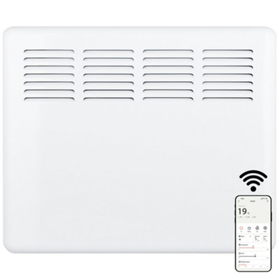 Mylek Panel Heater 1Kw Eco Smart Wifi App Radiator Electric Low Energy With Timer And Thermostat from B&Q