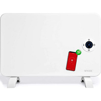 Mylek Smart Wifi Electric Panel Heater Radiator With Thermostat 1000W from B&Q