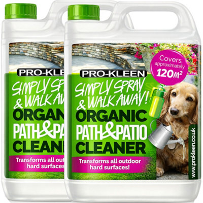 Pro-Kleen Simply Spray And Walk Away Organic Path And Patio Cleaner Concentrate Fluid 10L Safe For Pets And Children from B&Q