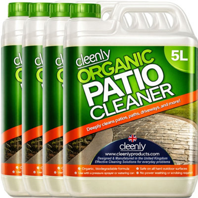 Cleenly Organic Patio CleanerFor PatiosDrivewaysPaths & MoreContains No Bleach Or Harsh Chemicals 20L from B&Q