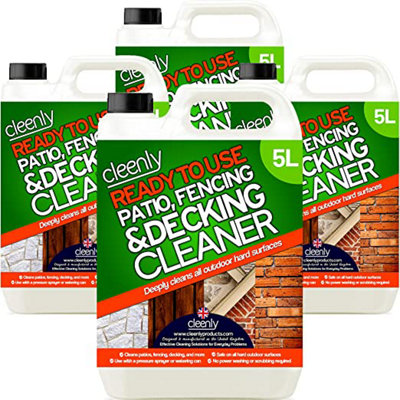 Cleenly Ready To Use Patio CleanerRemoves Dirt And Grime From PatiosDeckingDrivewaysPaving And More 20L from B&Q
