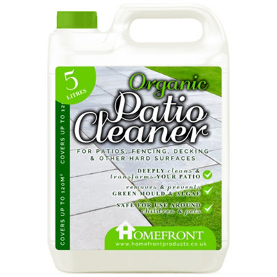 Homefront Organic Patio Cleaner 5LPet Friendly Formula & Free From Bleach And Harsh Chemicals from B&Q