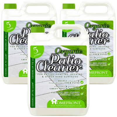 Homefront Organic Patio Cleaner 10LPet Friendly Formula & Free From Bleach And Harsh Chemicals 15L from B&Q