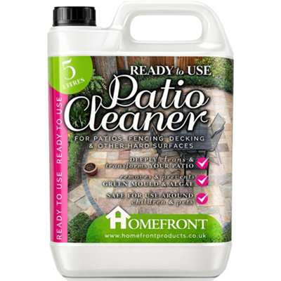 Homefront Ready To Use Patio CleanerEasy To Use Fluid Deeply Cleans To Remove Dirt & Grime 5L from B&Q