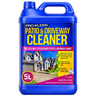 Pro-Kleen Patio & Driveway Cleaner (5L)Removes StainsDirt And Grime