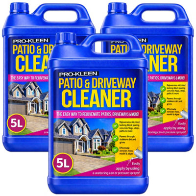 Pro-Kleen Patio & Driveway Cleaner (15L)Removes StainsDirt And Grime