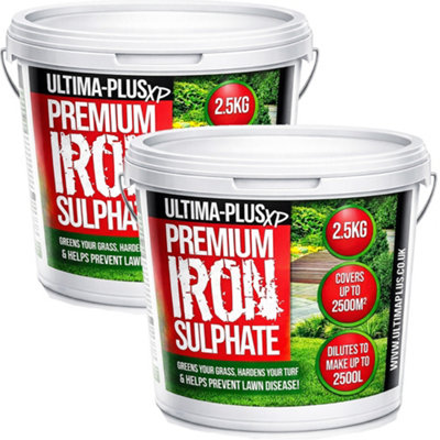 Ultima-Plus Xp Premium Iron SulphateGreens Grass And Hardens Turf Makes Up To 1000L & Covers Up To 1000M2(5Kg) from B&Q