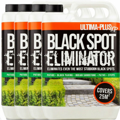 Ultima-Plus Xp Black Spot Eliminator Rapid Acting Patio Driveway Block Paving CleanerRemoves Black Spots Quickly And Easily 20L