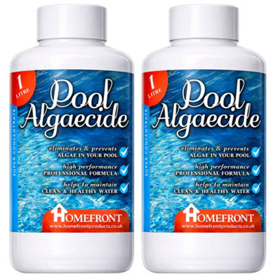 Homefront Pool AlgaecideRemoves Algae From PoolsHot Tubs And SpasPrevents Regrowth For Hygienic And Cleaner Water 2L from B&Q