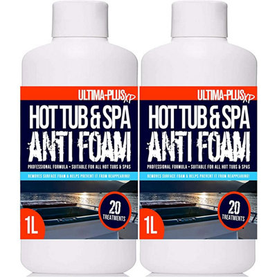 Ultima-Plus Xp Hot Tub & Spa Anti FoamRemoves Surface Foam Quickly And EasilySuitable For All Hot Tubs 2L from B&Q