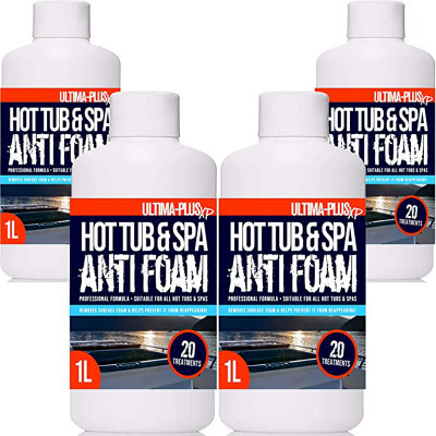 Ultima-Plus Xp Hot Tub & Spa Anti FoamRemoves Surface Foam Quickly And EasilySuitable For All Hot Tubs 4L from B&Q