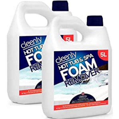 Cleenly Hot Tub & Spa Foam Remover For DefoamingAnti Foam For Hot Tubs & Spas10L from B&Q