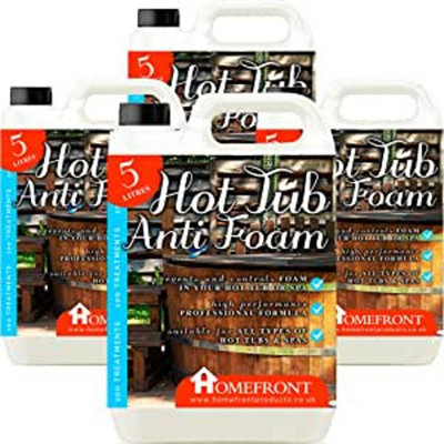 Homefront Anti FoamRemoves Surface Foam From Hot TubSpa And Whirlpool WaterSuitable For All Hot Tubs 20L from B&Q