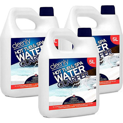 Cleenly Hot Tub & Spa Water ClarifierTransforms CloudyDull Looking Water- 15 Litres from B&Q