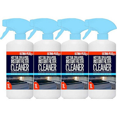 Prokleen Unisex Clear Instant Hot Tub, Spa & Pool Filter Cartridge Cleaner 4L In - Image 2
