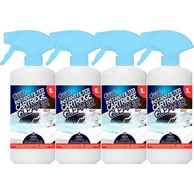 Cleenly Instant Filter Cartridge CleanerDeeply Cleans To Remove GermsDirtOils And More In Just 10-30 Minutes 4L from B&Q